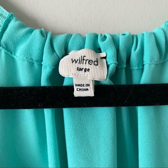ARITIZA “Taleen” Teal/Turquoise Wrap Front Dress - Picture 12 of 13